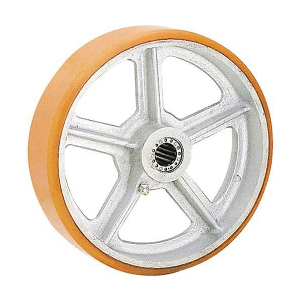 Casters, Wheels & Industrial Handling 6 x 2 Polyurethane Wheel, 5/8 Axle CW-620-PS 5/8 - main